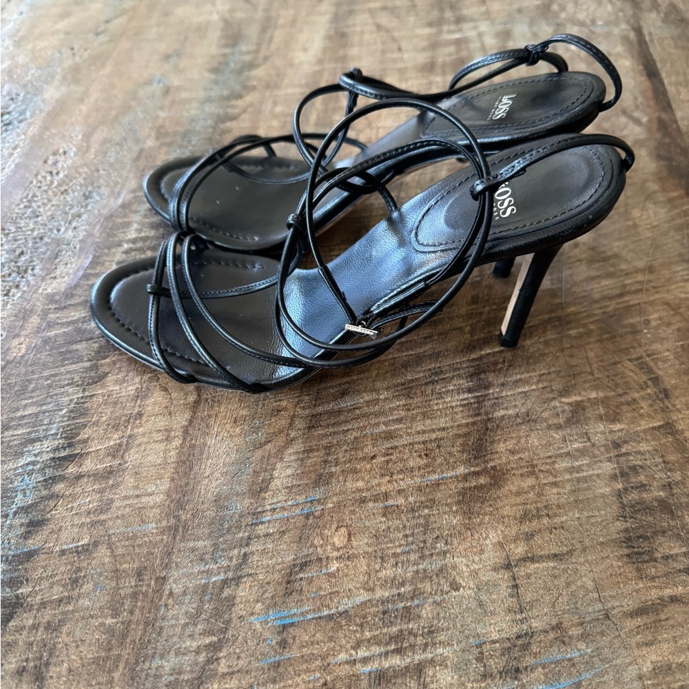 Hugo Boss Black Strappy Women's Sandals - Picture 2 of 4